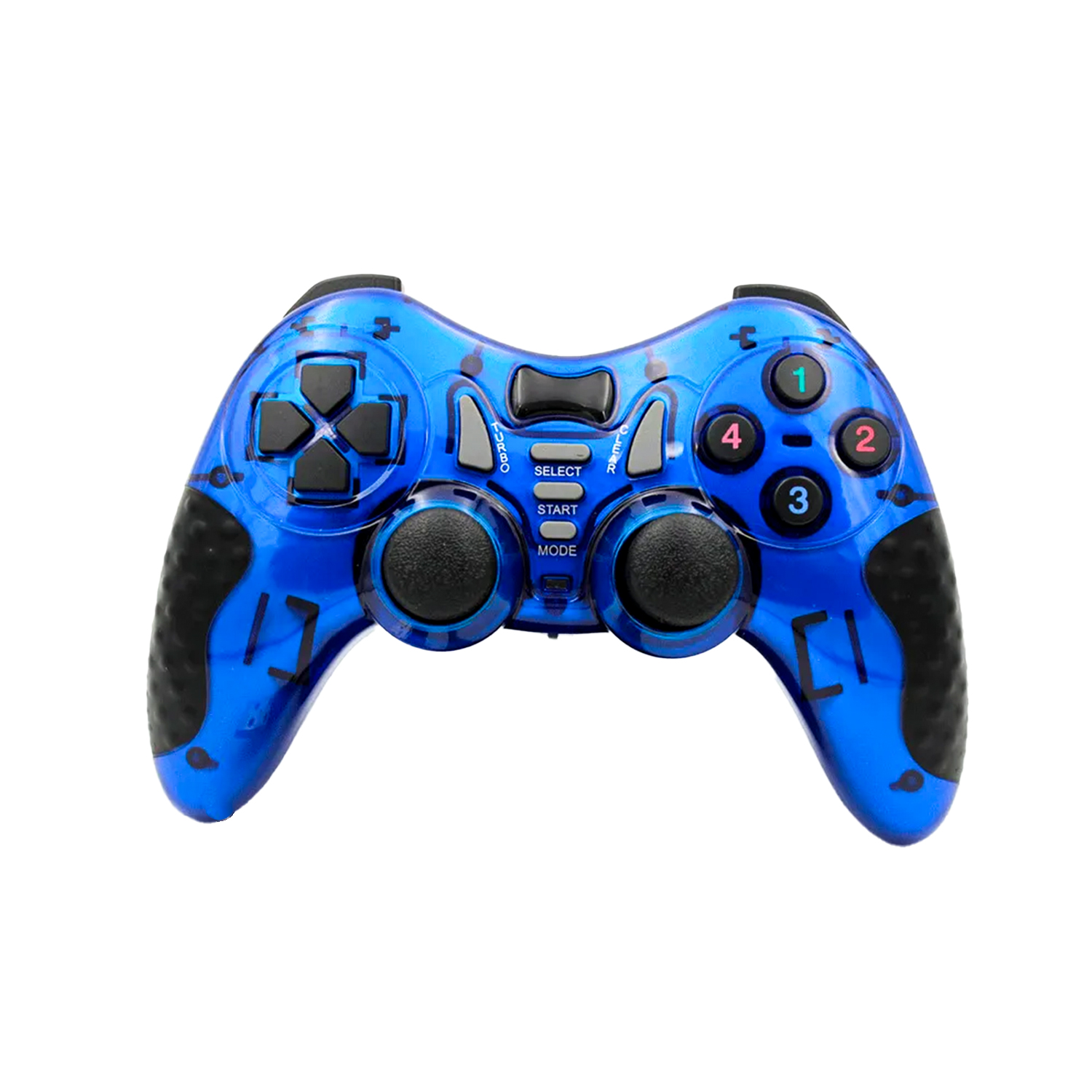 Winex 7in1 PC/PS2/PS2/PS3/PC360/TV/TVBOX/Android Cihazlar ile Uyumlu Kablosuz Gamepad Mavi HJ041