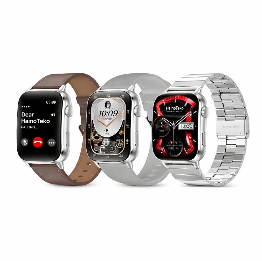 Haino Teko Watch Ultra 14 Amoled Ekran WaterProof 3 Kordonlu Akıllı Saat Gümüş Teko14