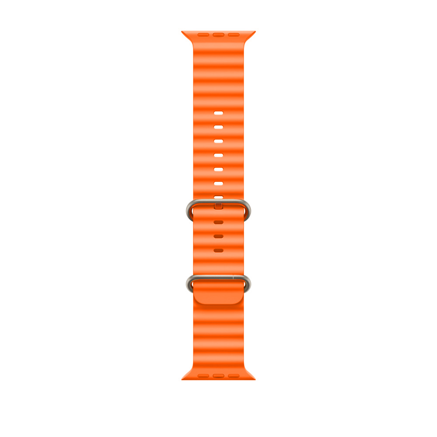 ScHitec 42-49mm Yeni Nesil Apple Uyumlu Akıllı Saat Kordonu Silikon Turuncu 20 Adet