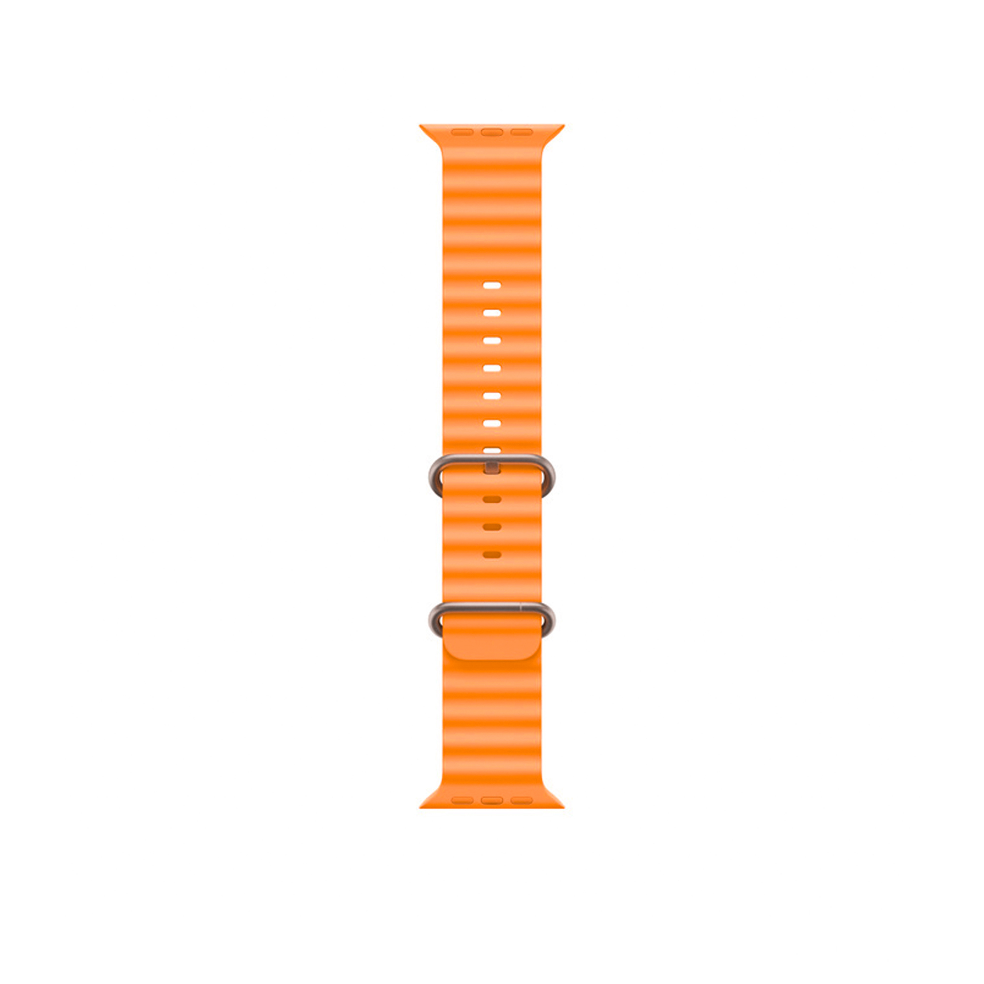 ScHitec 42-44mm Yeni Nesil Apple Uyumlu Akıllı Saat Kordonu Turuncu