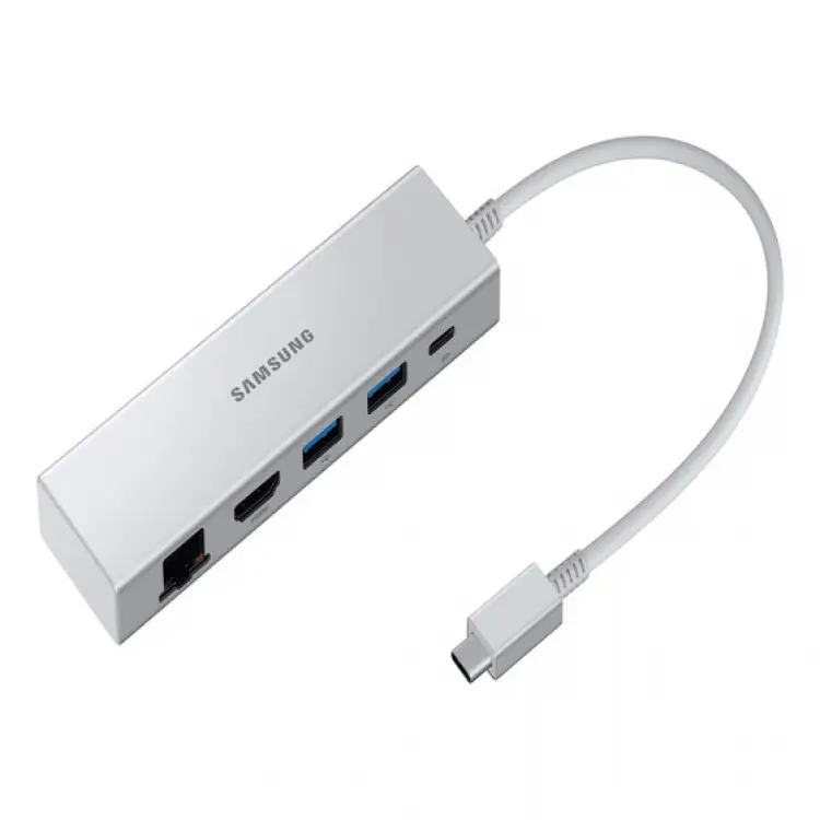 Samsung EE-P5400U Multiport Adaptör USB 3.0 Type-C Gigabit Ethernet, HDMI, Power Supply Samsung Türkiye Garantili
